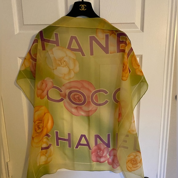 EUC CHANEL Silk Scarf - Picture 11 of 15